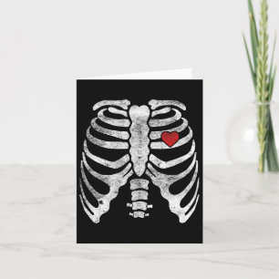 Skeletton Herzkranz Röntgen Erwachsene Kinder Spaß Karte