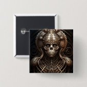 Skeletton-Horror Button (Vorne & Hinten)