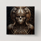 Skeletton-Horror Button (Vorderseite)