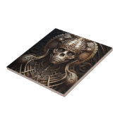 Skeletton-Horror Fliese (Seite)