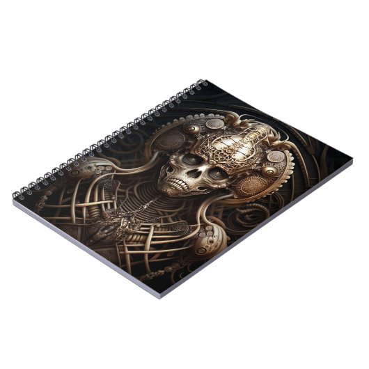 Skeletton-Horror Notizblock (Linke Seite)