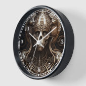 Skeletton-Horror Uhr (Winkel)