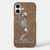 Skeletton-Imitate-Leder Case-Mate iPhone Hülle (Rückseite)