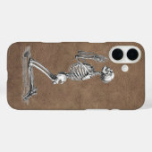 Skeletton-Imitate-Leder Case-Mate iPhone Hülle (Rückseite (Horizontal))