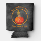 Skeletton Jack- O' Lantern Personalisiert Dosenkühler (Vorderseite)