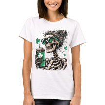 Skeletton Kleeblatt Sipper Shirt