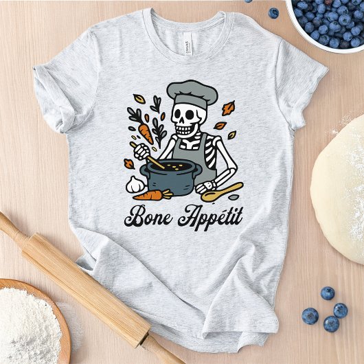 Skeletton Koch Halloween - Spookes Kochen Tri-Blend Shirt