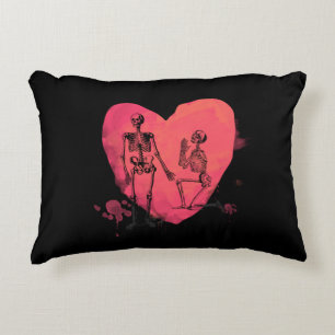Skeletton-Liebe Dekokissen