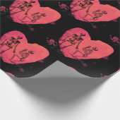 Skeletton-Liebe Geschenkpapier (Ecke)