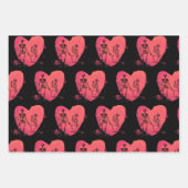 Skeletton-Liebe Geschenkpapier Set (Vorderseite)
