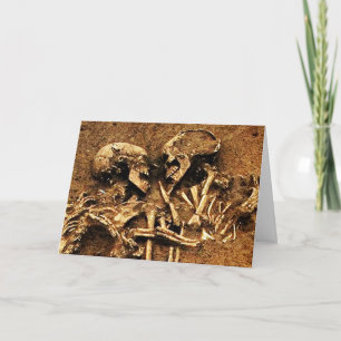 Skeletton-Liebe Karte