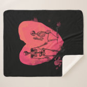 Skeletton-Liebe Sherpadecke (Vorderseite (Horizontal))