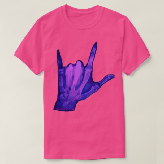 Skeletton-Liebe T-Shirt (Design vorne)