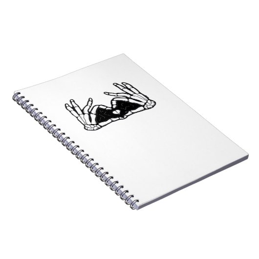 Skeletton Notizblock (Rechte Seite)