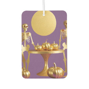 Skeletton-Party - Lila & Gold Car-Lufterfrischer Autolufterfrischer