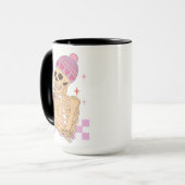 Skeletton Selbstjuice Sarcastic Valentinstag Liebe Tasse (Vorderseite Links)