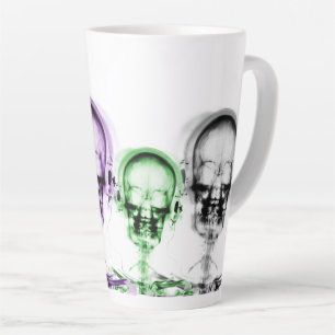 Skeletton-Skelettmusik-Kopfhörer von X-Ray Vision Milchtasse