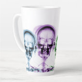Skeletton-Skelettmusik-Kopfhörer von X-Ray Vision Milchtasse (Linke Ecke)