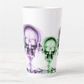 Skeletton-Skelettmusik-Kopfhörer von X-Ray Vision Milchtasse (Vorderseite)