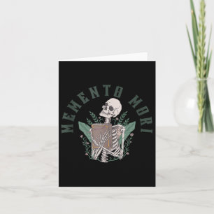 Skeletton Stoische Philosophie lateinisches Zitat Karte