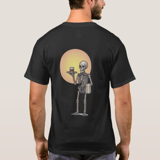 Skeletton T - Shirt - Quirky Retro Style (Rückseite)