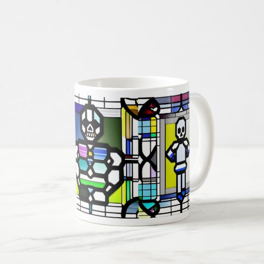 Skeletton-Tasse Kaffeetasse (VorderseiteRechts)