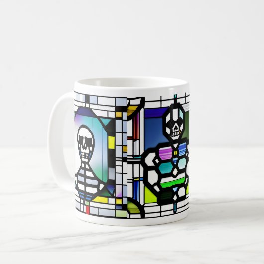 Skeletton-Tasse Kaffeetasse (Vorderseite Links)