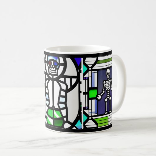 Skeletton-Tasse Kaffeetasse (VorderseiteRechts)