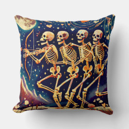 Skeletton Valentinstag Kissen