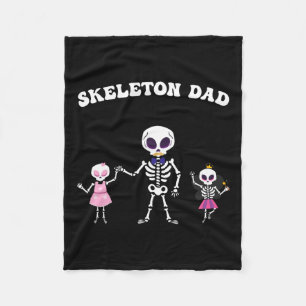 Skeletton Vater Halloween Kostüm Sonnenschädel Fleecedecke