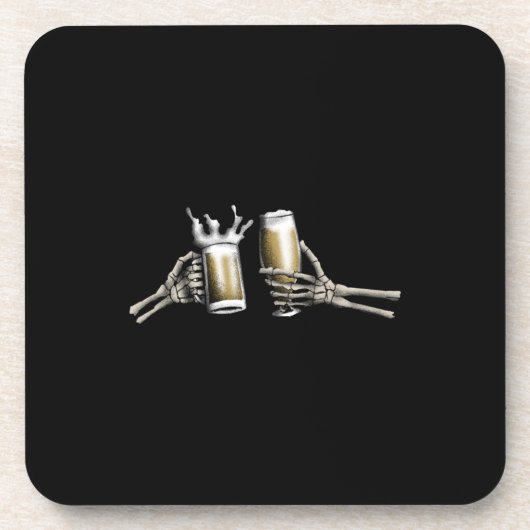 Skelettopflege Getränkeuntersetzer (Vorderseite)