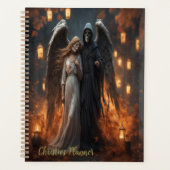 Skelettpaare, dunkler Engel Planer (Vorderseite)