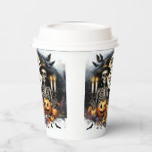 Skelettpapier für leckere Getränke Pappbecher (Links)