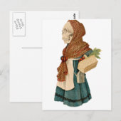 Skelettpflanze Lady Postkarte (Vorne/Hinten)