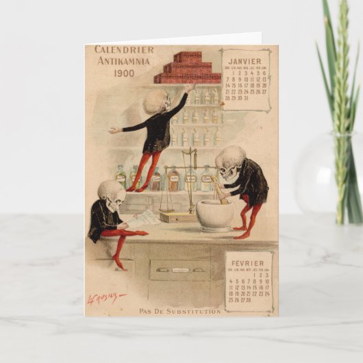 Skelettpharmake Karte (Vorderseite)