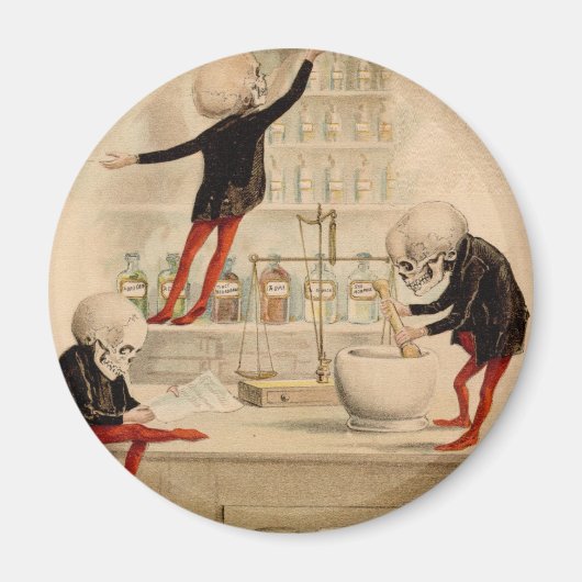 Skelettpharmake Magnet (Vorne)