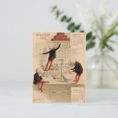 Skelettpharmake Postkarte (Stehend Vorderseite)