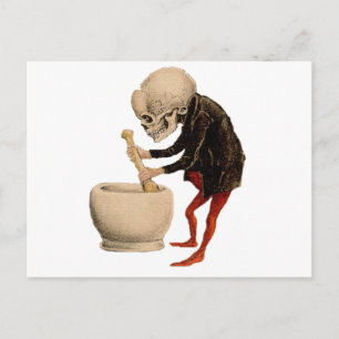 Skelettpharmake Postkarte