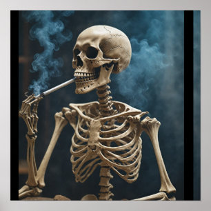 Skelettplakat Poster
