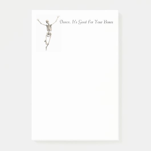 Skelettpost - Anmerkungen Post-it Klebezettel (Vorderseite)