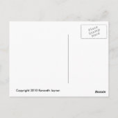 Skelettpostkarten Postkarte (Rückseite)