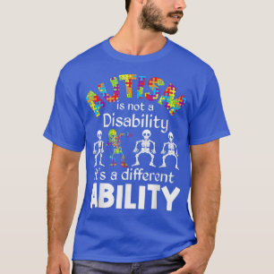 Skelettpuzzle Autismus ist kein Behindertenautisti T-Shirt