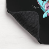 Skelettreise Zombie Shark Funny Halloween Geschenk Mousepad (Ecke)