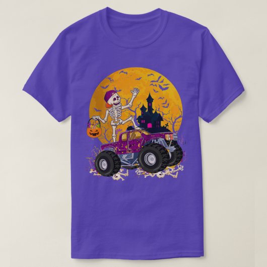 Skelettreiten Monster LKW 2 T-Shirt (Design vorne)