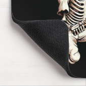 Skeletts Baseball Halloween Skull Lover Mousepad (Ecke)