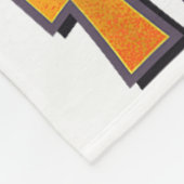 Skeletts Eishockey Spieler Halloween Kostümjungen Fleecedecke (Ecke)