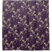 Skeletts Halloween Duschvorhang (Vorderseite)