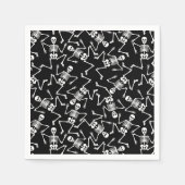 Skeletts Halloween Serviette (Vorderseite)