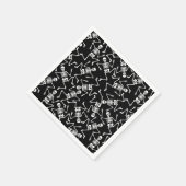 Skeletts Halloween Serviette (Ecke)