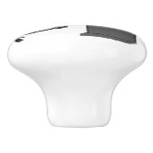 Skeletts Piano Musik Funny Keramikknauf (Seitenansicht)